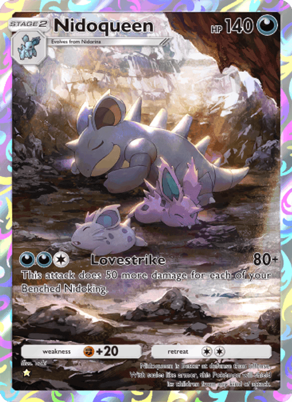 Carta Pokémon Nidoqueen 240