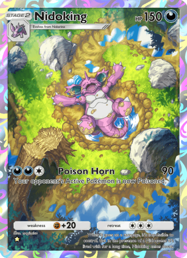 Carta Pokémon Nidoking 241