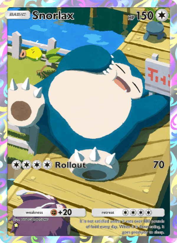 Carta Pokémon Snorlax 250