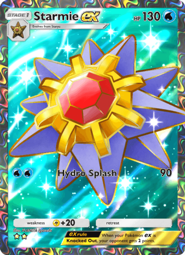 Carta Pokémon Starmie ex 257