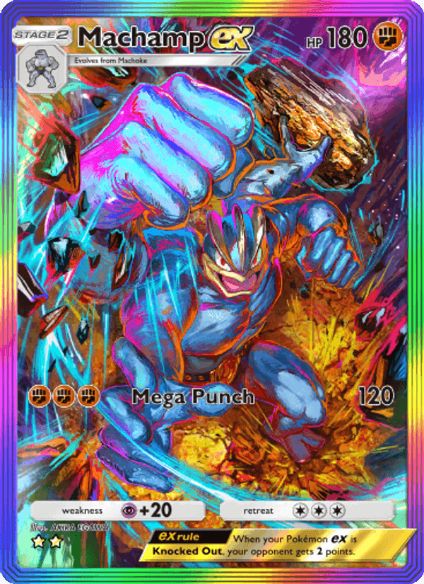 Carta Pokémon Machamp ex 278