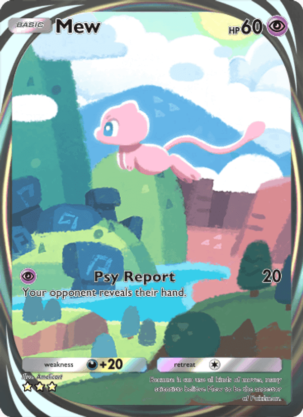 Carta Pokémon Mew 283