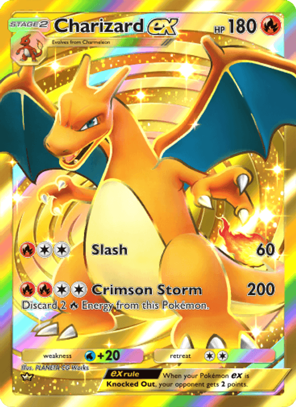 Carta Pokémon Charizard ex 284