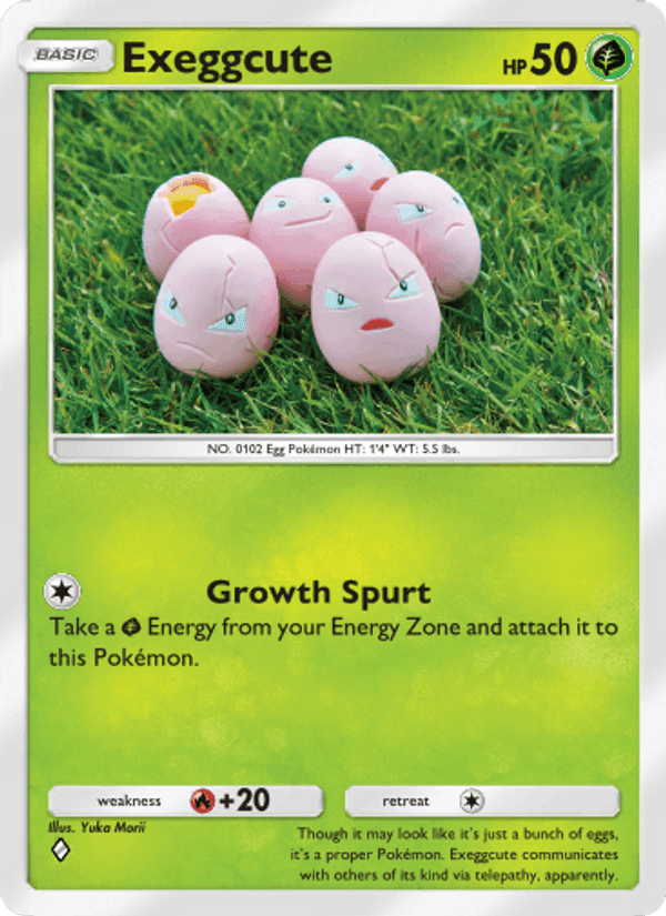 Carta Pokémon Exeggcute 001