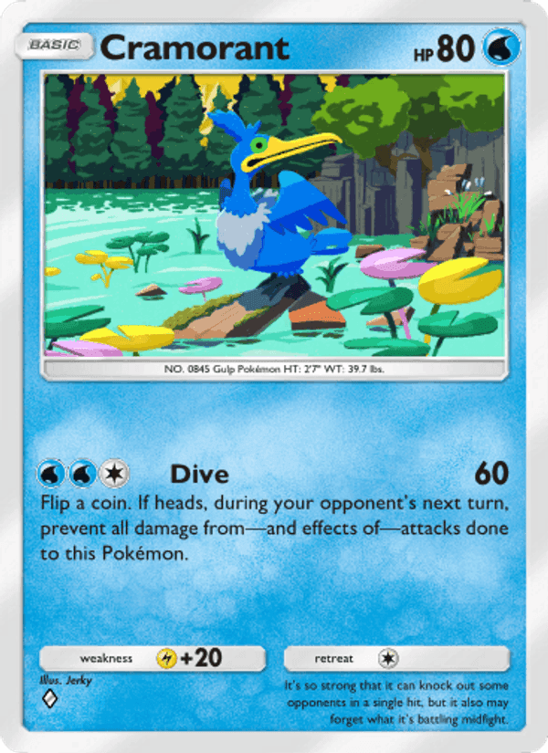 Carta Pokémon Cramorant 024