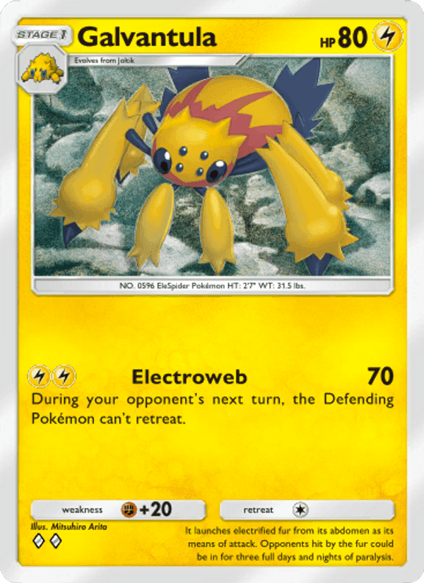 Carta Pokémon Galvantula
