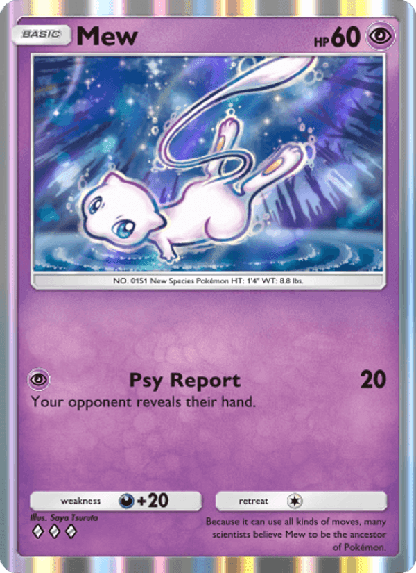 Carta Pokémon Mew 031