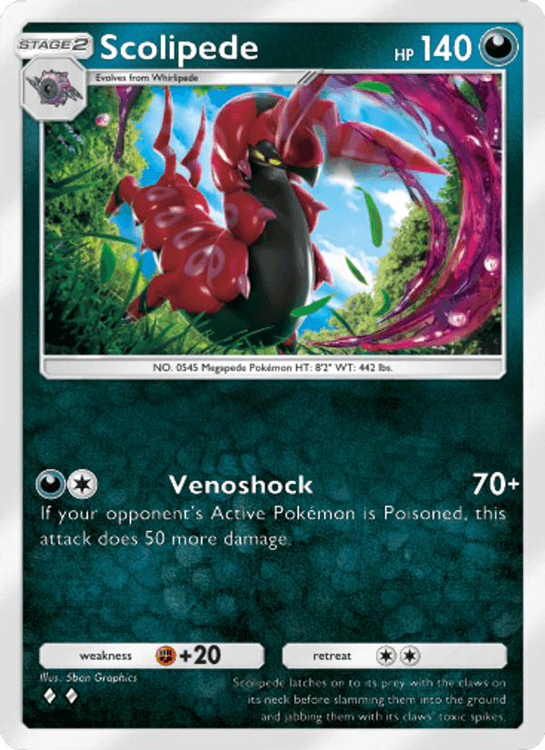 Carta Pokémon Scolipede 055