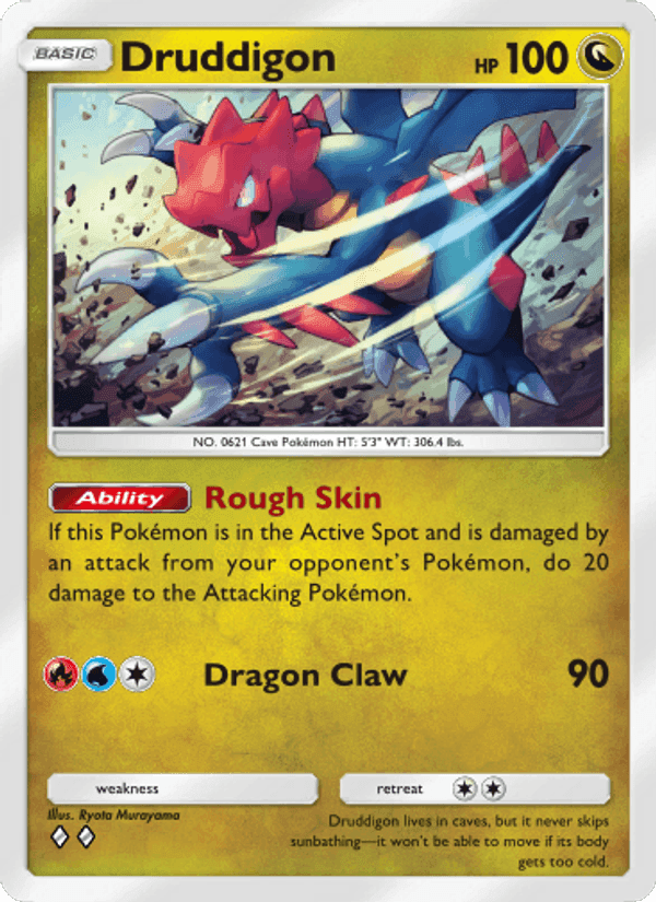 Carta Pokémon Druddigon 056