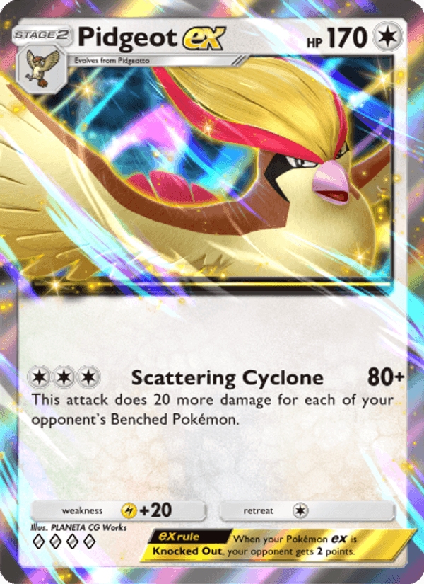 Carta Pokémon Pidgeot ex 059
