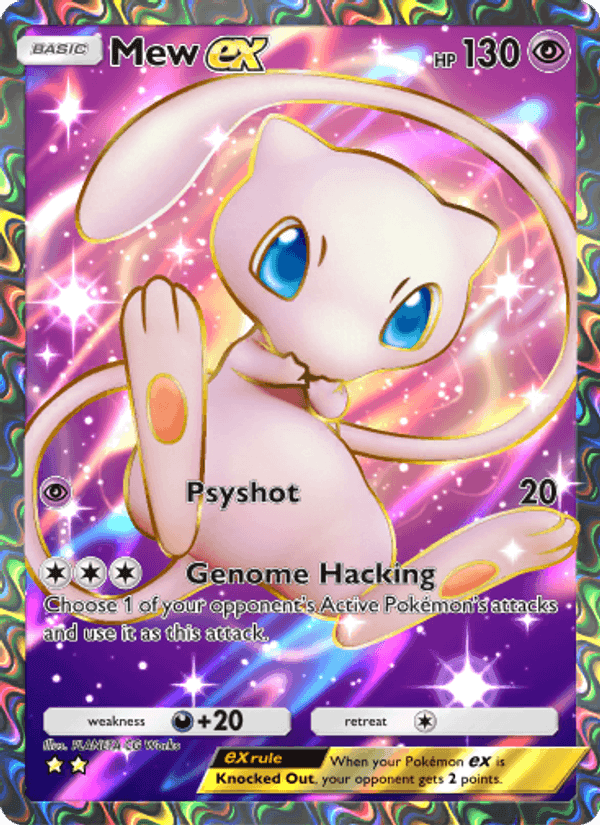 Carta Pokémon Mew ex 077