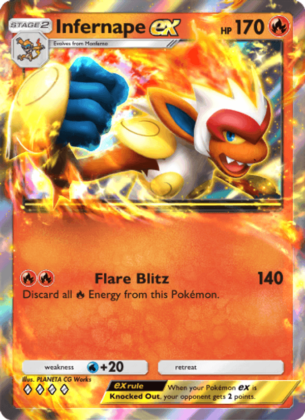 Carta Pokémon Infernape ex 029