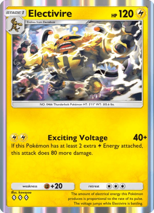 Carta Pokémon Electivire 057