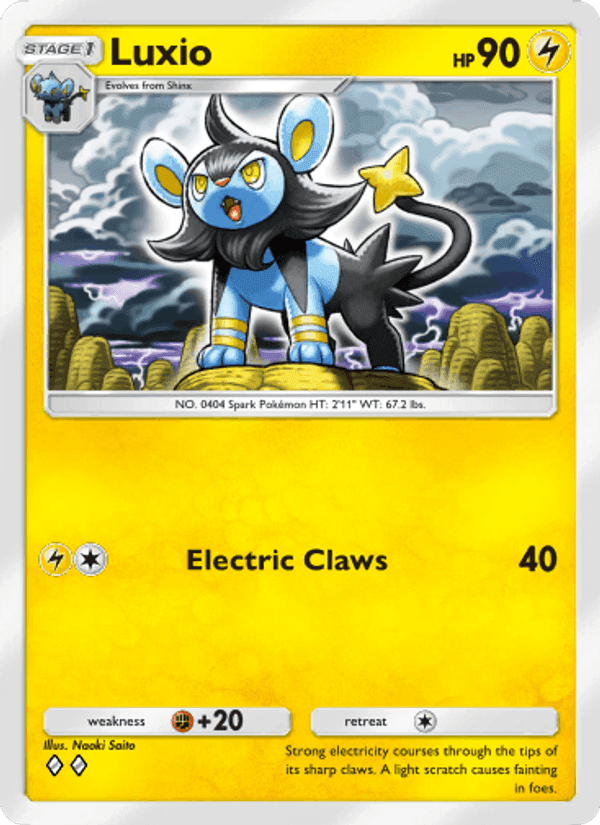 Carta Pokémon Luxio 059