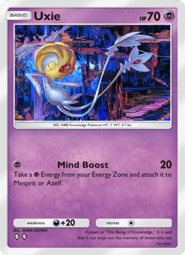 Carta Pokémon Uxie 075