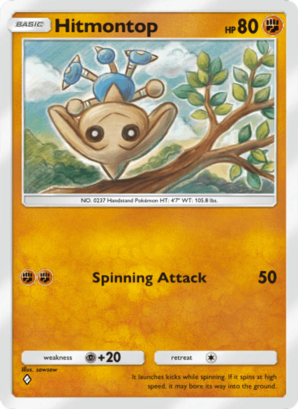 Carta Pokémon Hitmontop 085