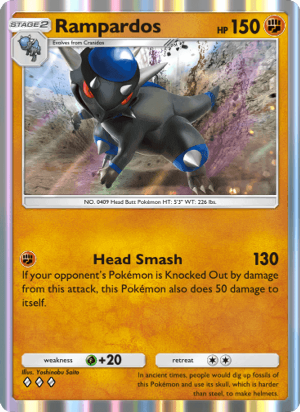 Carta Pokémon Rampardos 089