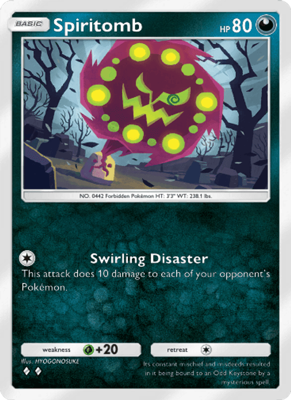 Carta Pokémon Spiritomb 104
