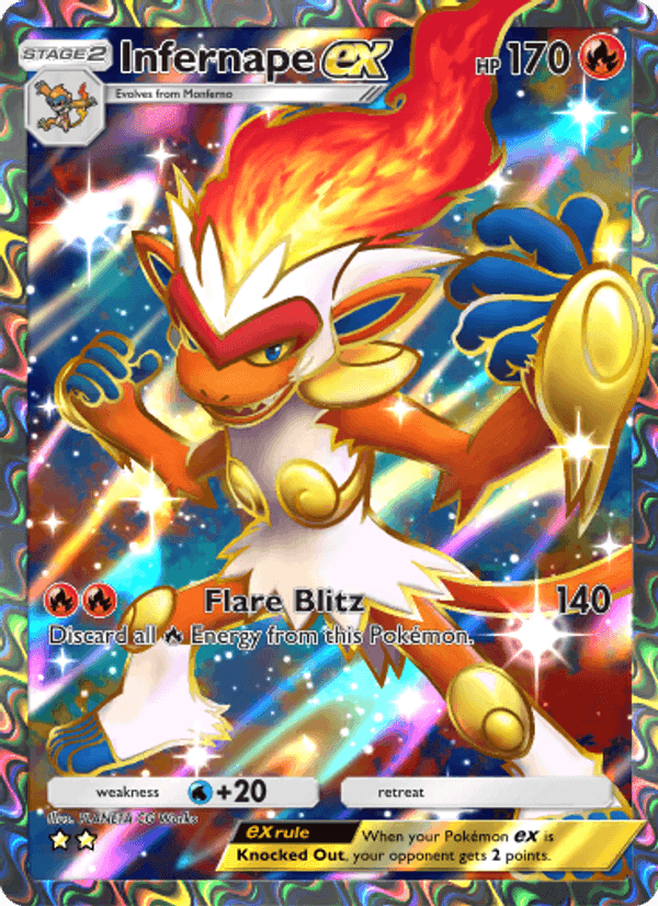 Carta Pokémon Infernape ex 181