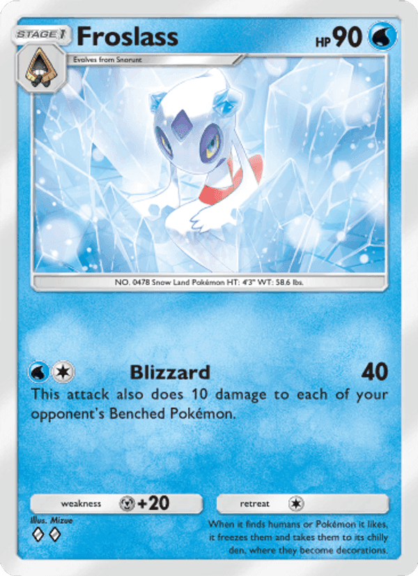 Carta Pokémon Froslass