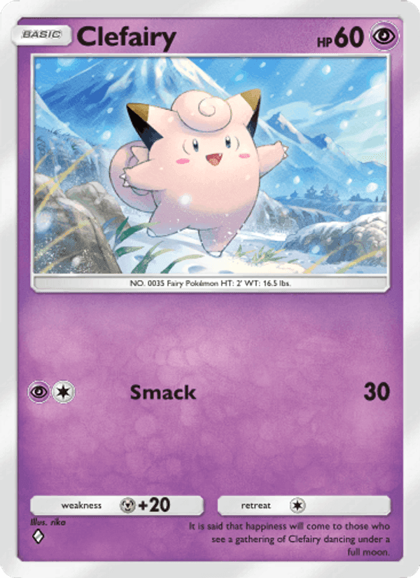 Carta Pokémon Clefairy 029