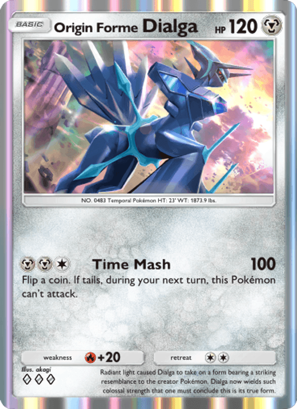 Carta Pokémon Origin Forme Dialga 060