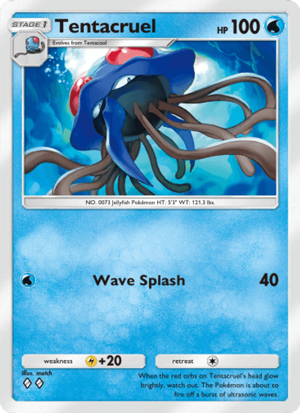 Carta Pokémon Tentacruel 015