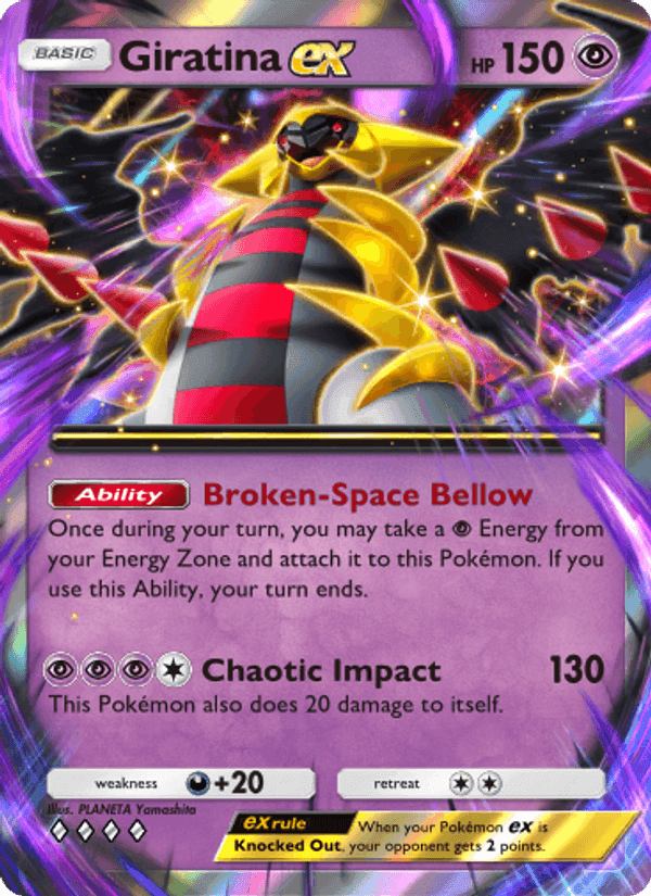 Carta Pokémon Giratina ex 035