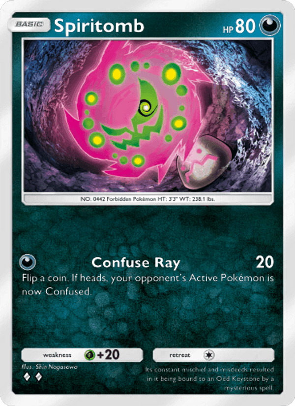 Carta Pokémon Spiritomb 049