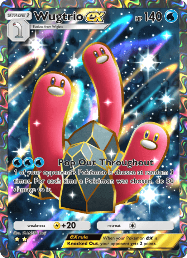 Carta Pokémon Wugtrio ex 081