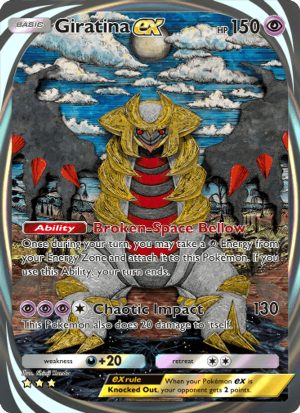Carta Pokémon Giratina ex 096