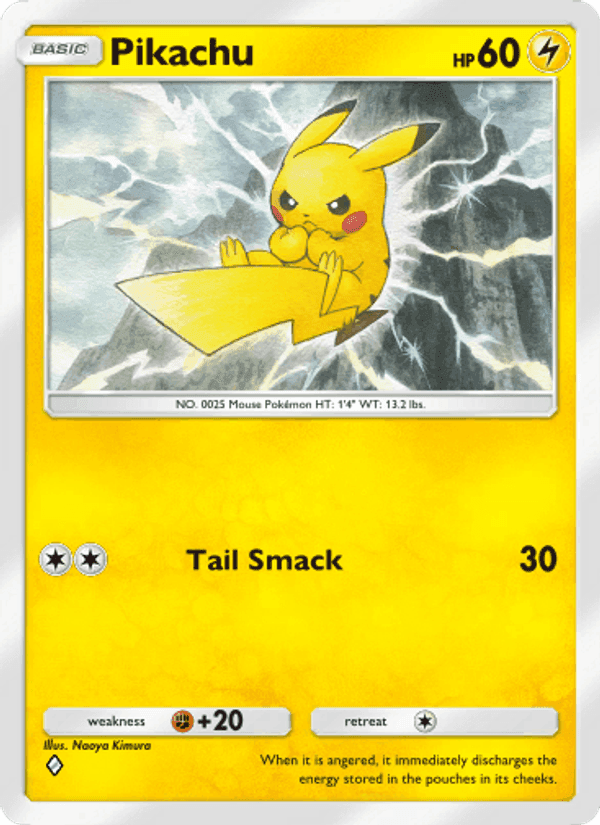 Carta Pokémon Pikachu