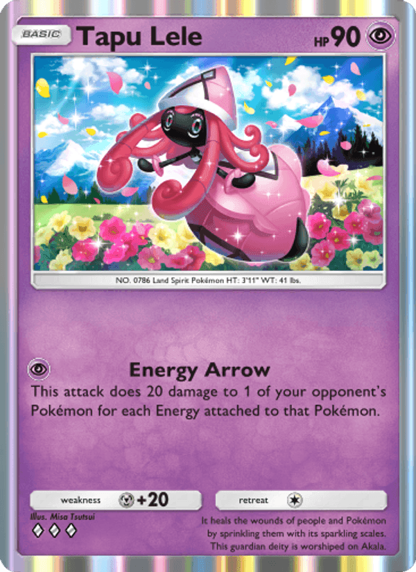 Carta Pokémon Tapu Lele 084