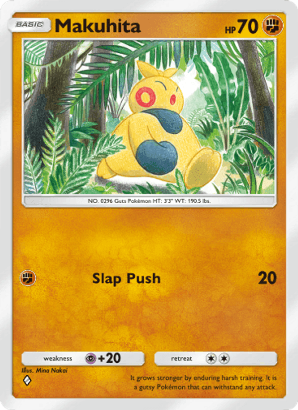 Carta Pokémon Makuhita 090