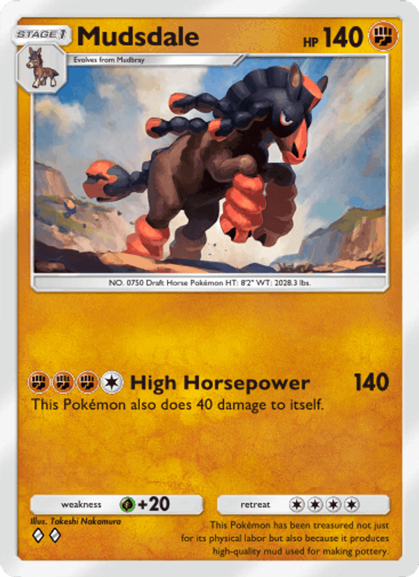 Carta Pokémon Mudsdale 103