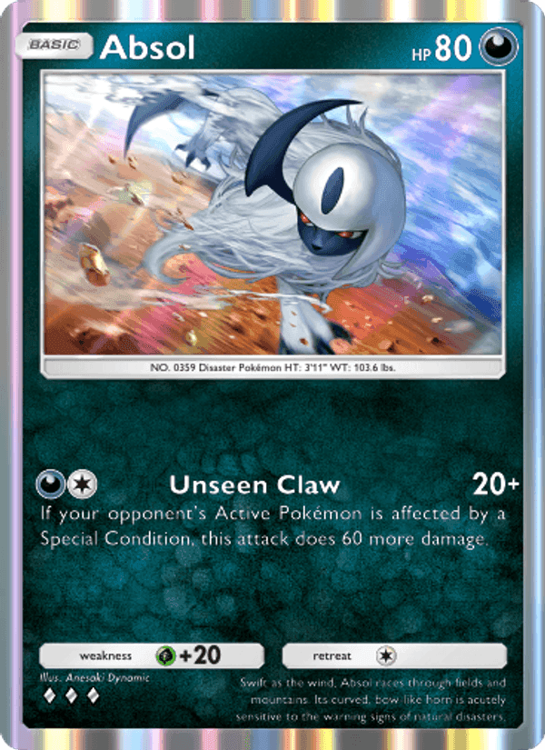 Carta Pokémon Absol
