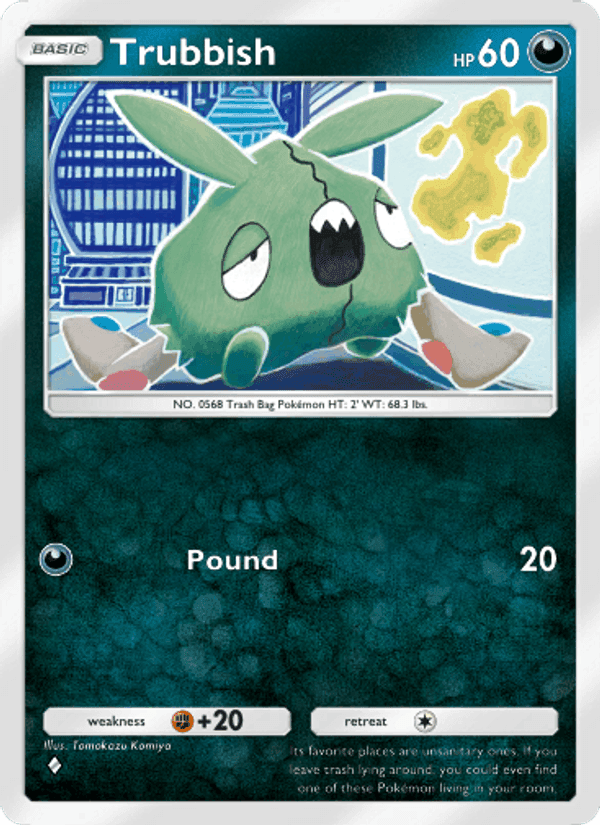 Carta Pokémon Trubbish 113