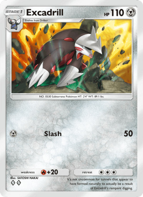 Carta Pokémon Excadrill 119
