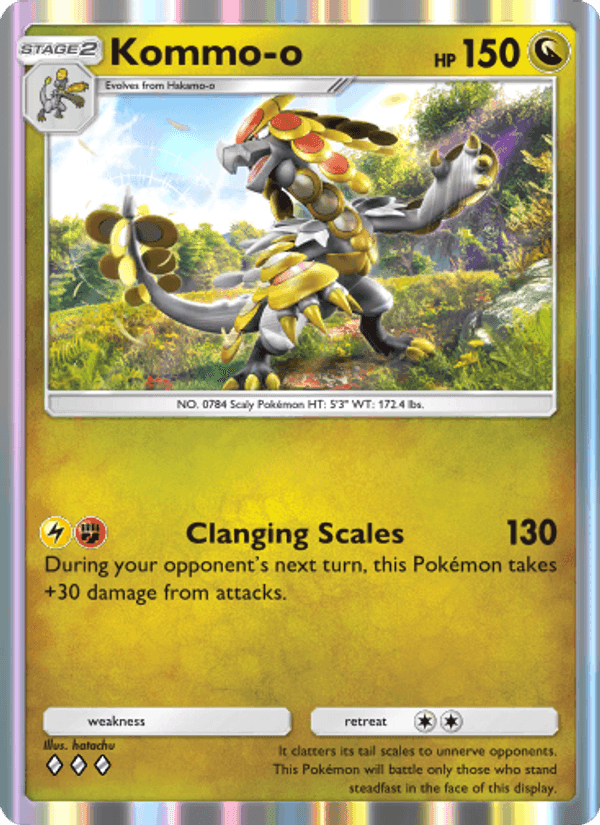 Carta Pokémon Kommo-o 127