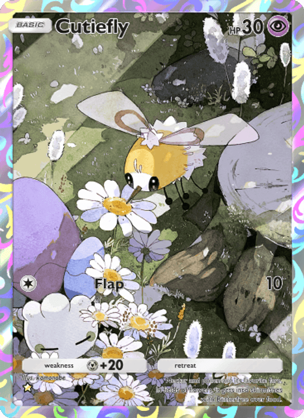 Carta Pokémon Cutiefly 167