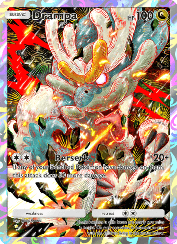 Carta Pokémon Drampa 176