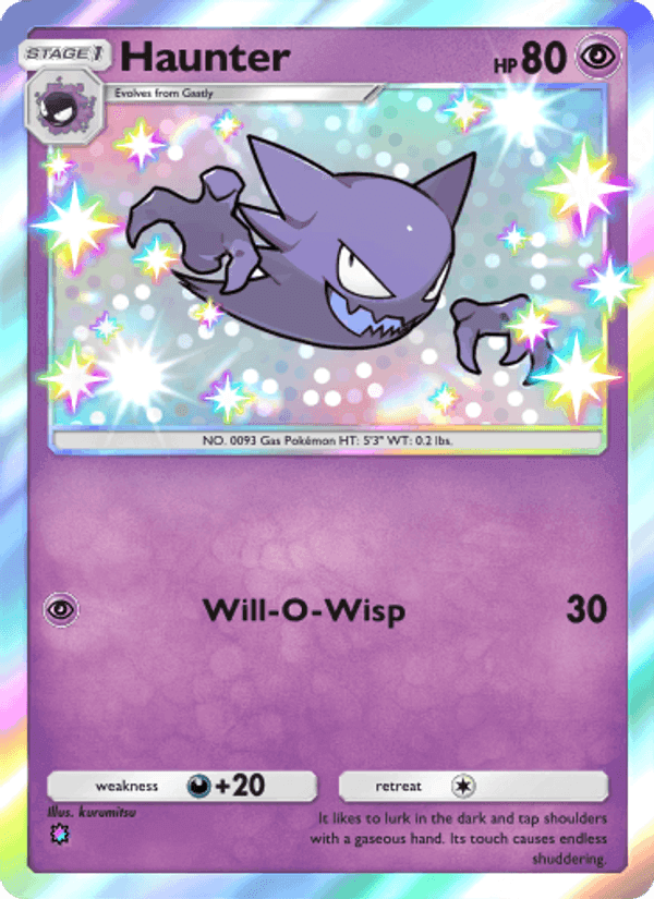 Carta Pokémon Haunter 221