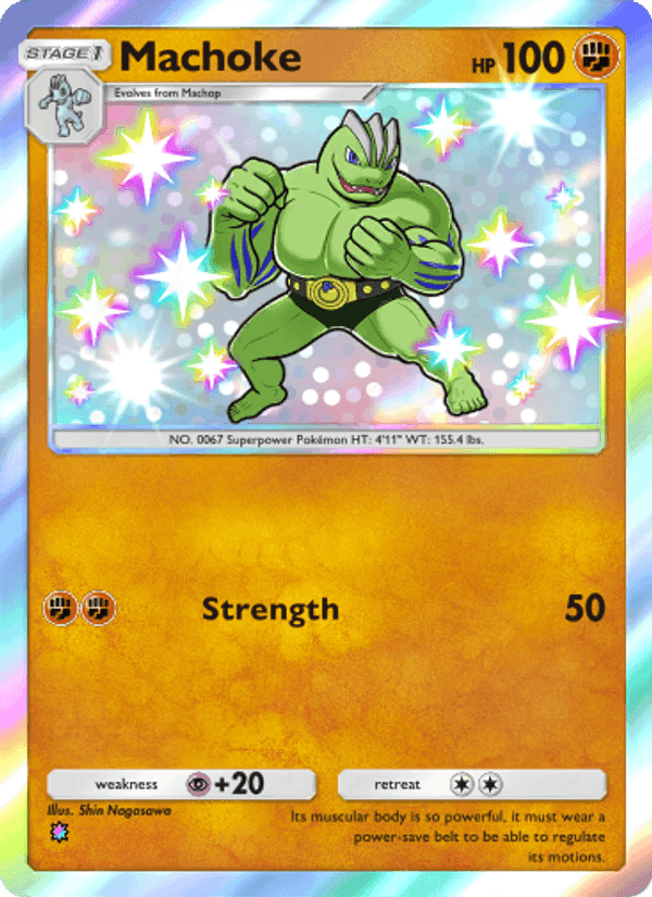 Carta Pokémon Machoke 224