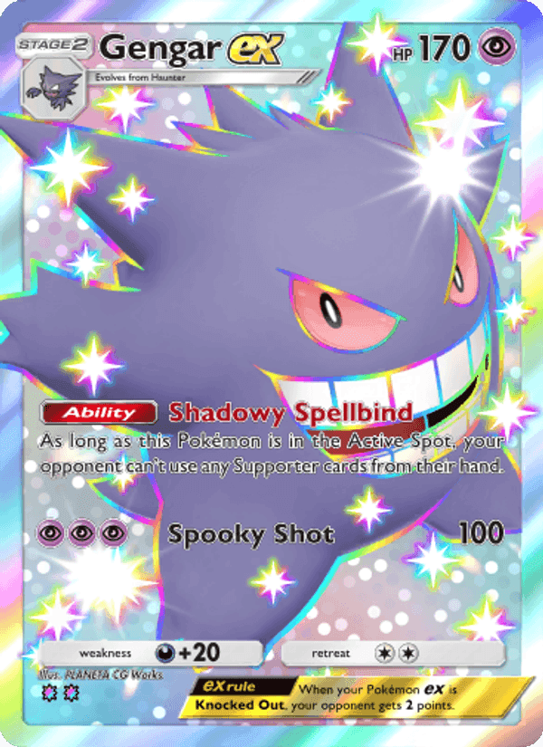 Carta Pokémon Gengar ex 234
