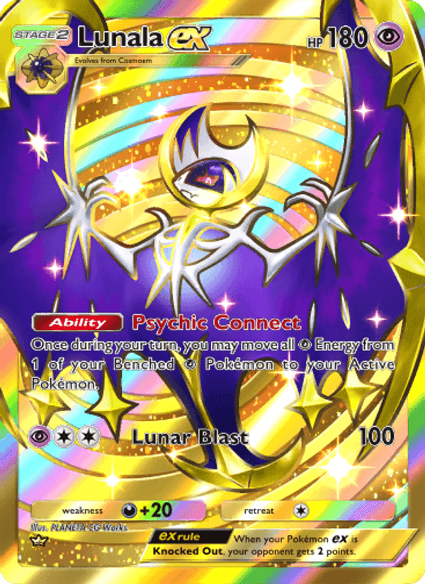 Carta Pokémon Lunala ex 238