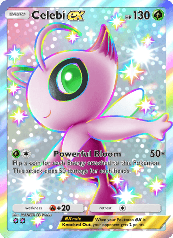 Carta Pokémon Celebi ex 099