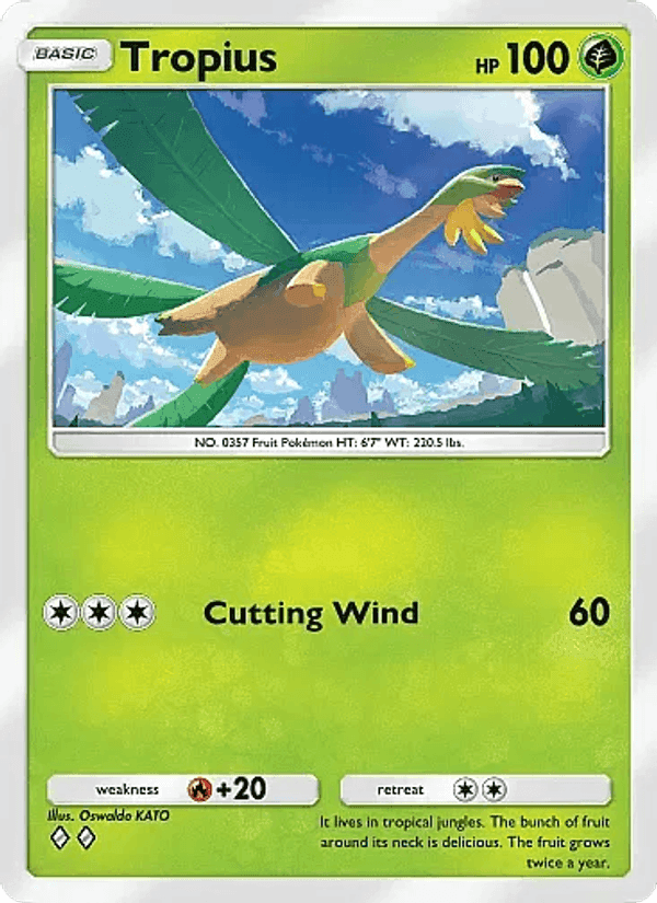 Carta Pokémon Tropius 001