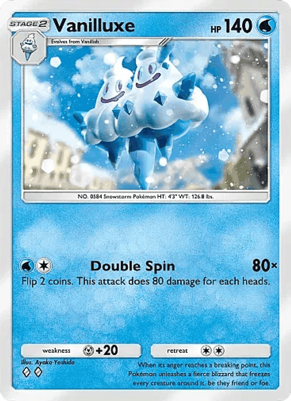 Carta Pokémon Vanilluxe 020