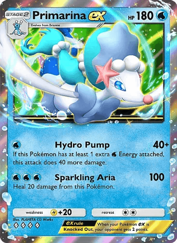 Carta Pokémon Primarina ex 024