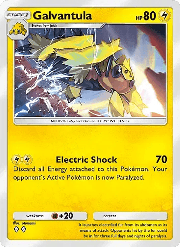 Carta Pokémon Galvantula